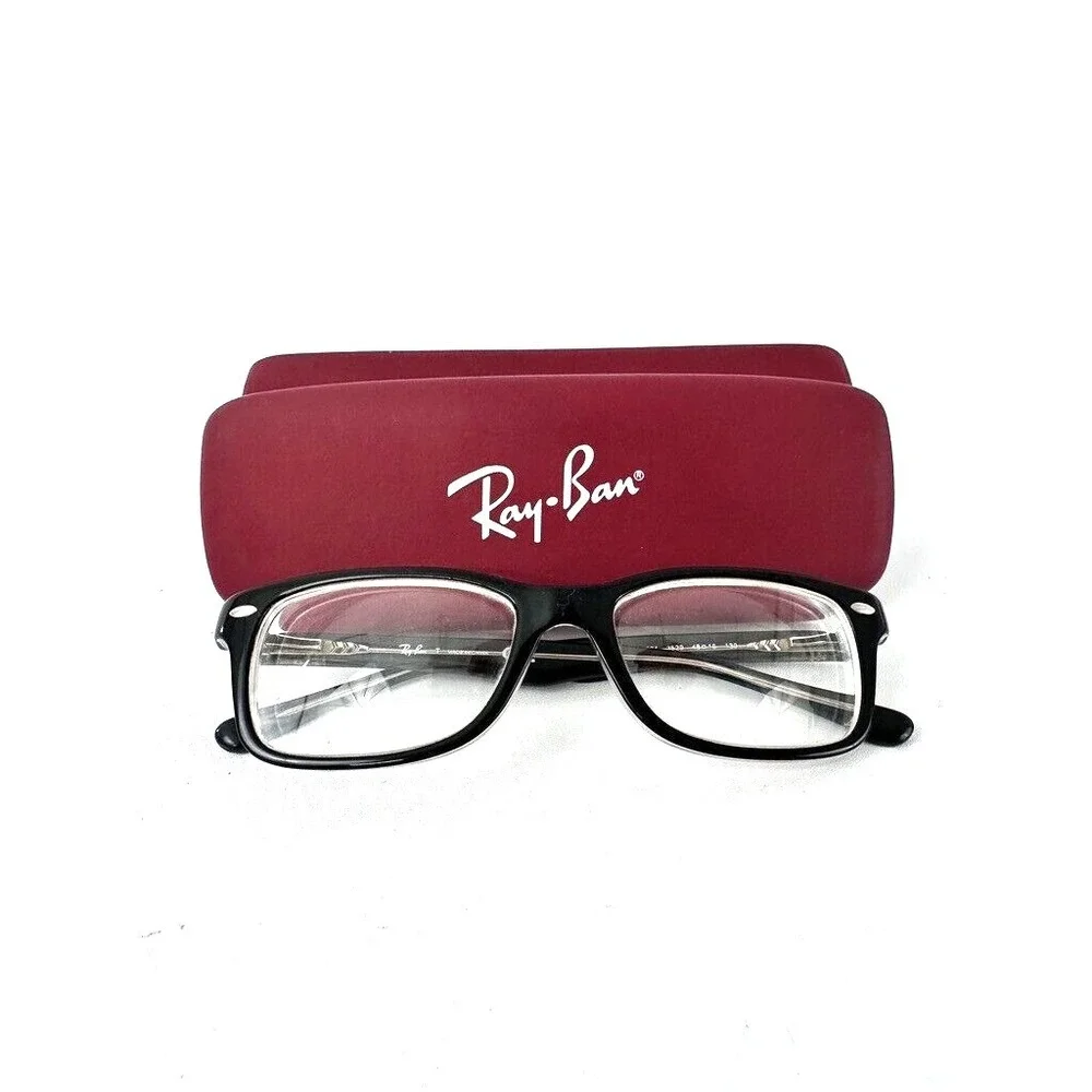 Ray-Ban RB1531 3529 Kids Eyeglasses Frames Black Square with Original Case